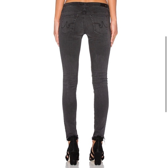 AG Adriano Goldshmied The Legging Ankle 10 Years Well Worn Black - Picture 3 of 16